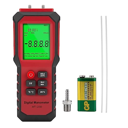 Yztmeter MT-13601 Digital Manometer Air Pressure Meter cover