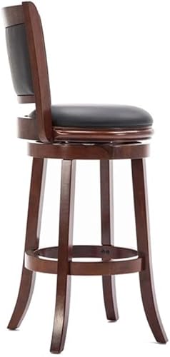 Miniatura 178 de Boraam Augusta - Silla alta giratoria de altura Negro -,Negro/Cappuccino,Negro/Cerezo,Marrón/Capuchino,Capuccino,Cereza,Cepillo de alambre