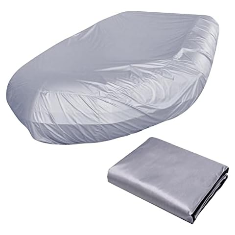 HXSD 210D Inflatable Boat Cover UV Resistant Inflatable Dinghy Boat Cover Protective Case Dustproof Kayak Oxford Cloth Waterproof Cover,380 * 94 * 46cm Cover