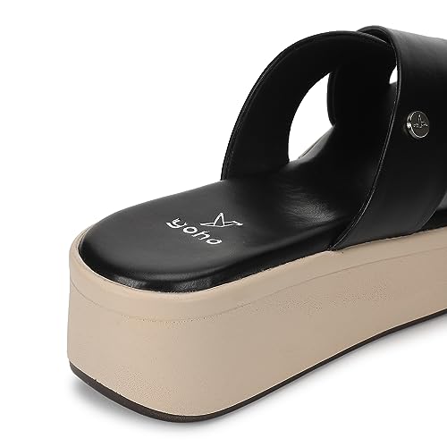 Image of YOHO Comfortable Wedges For Women | Latex Cushioning | Stylish & All Purpose | Vibrant Color | Travel Friendly | Modern Design