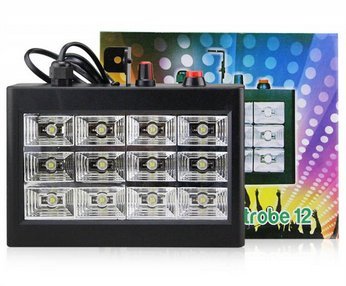 Strobo Rítmico 12 Leds Rgb