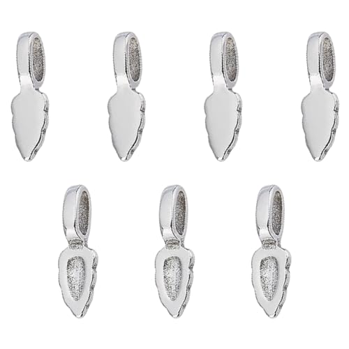 Bélières en acier inoxydable à coller UNICRAFTALE 7x21mm pour pendentif DIY
