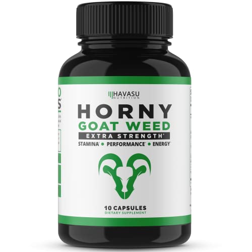 Horny Goat Weed Supplement for Him & Her | Formulated with Maca Root & L-Arginine for Natural Energy & Endurance