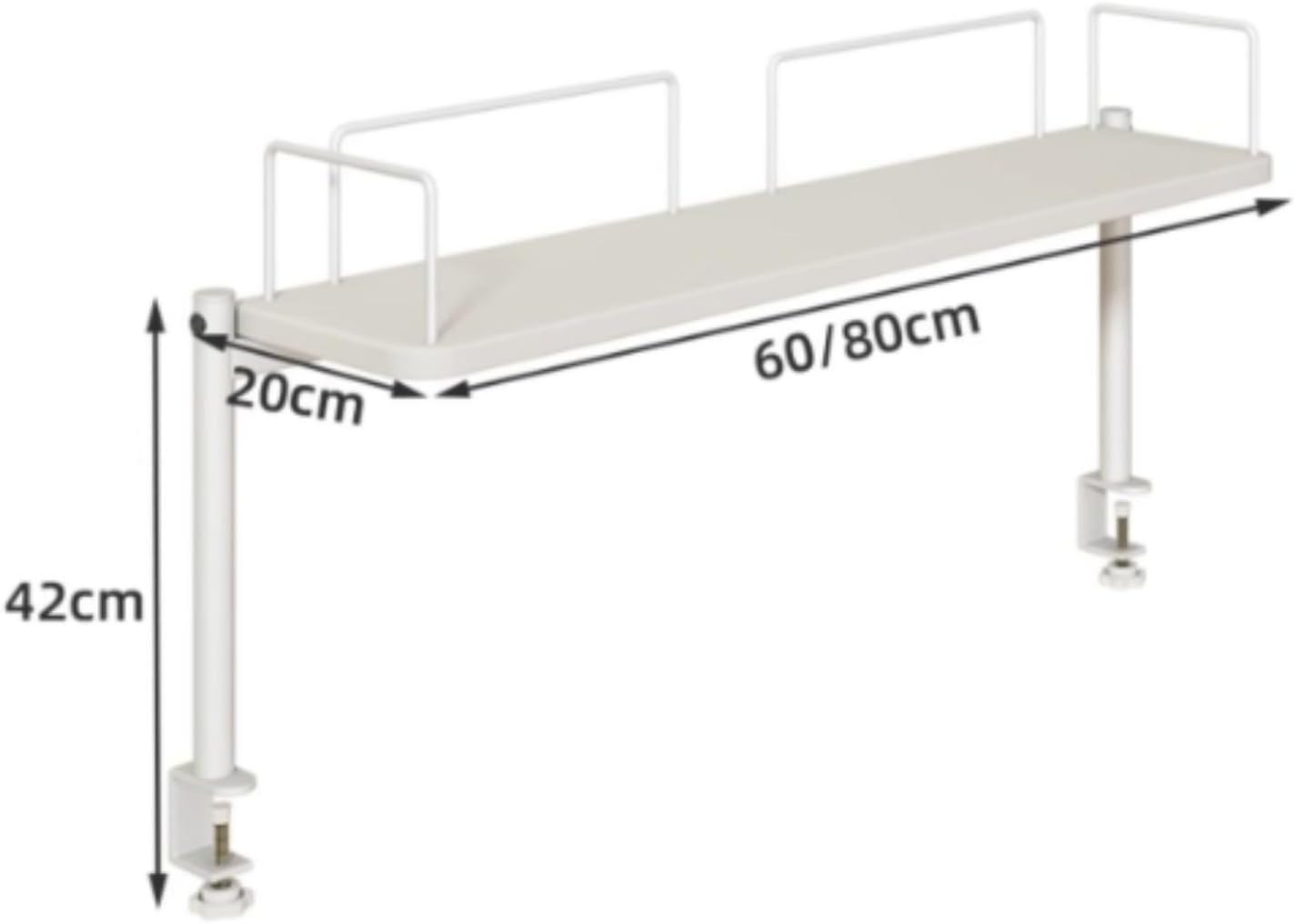 桌面收纳架 后置时尚 放在桌子上的置物架 木制 可动式 1层/2层 桌子 书架 书籍 收纳 紧凑 夹紧式 桌面置物架 小型 安装简单