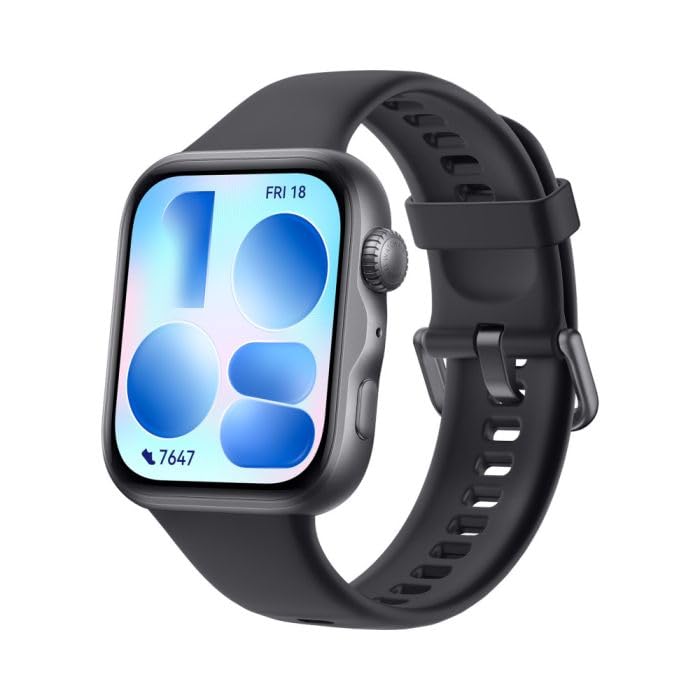 HUAWEI Reloj inteligente WATCH FIT 5, pantalla de 1.82 pulgadas, rastreador de fitness de diseño elegante, pago NFC, GPS, detección de caídas, hasta 10 días de duración de la batería, monitor cardíaco
