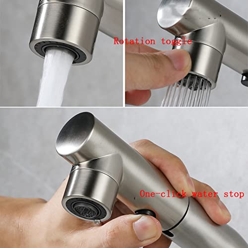 Robinet de lavabo rétractable pour éliminer les éclaboussures et le calcaire - 7