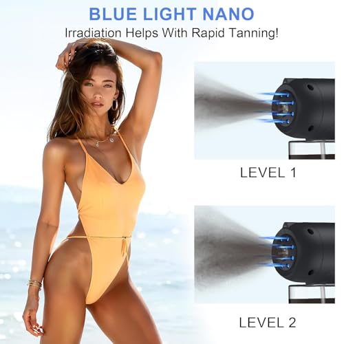 Pistolet autobronzant portable rechargeable pour éviter les taches de bronzage