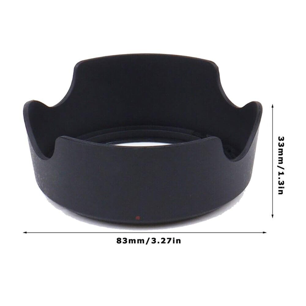 URS2GO Upgraded Reliable Compact Bayonet Mount Lens Hood Compatible with Canon EF-S 18-55mm f/4-5.6 is STM,Canon EF-S 18-55mm f/3.5-5.6 I