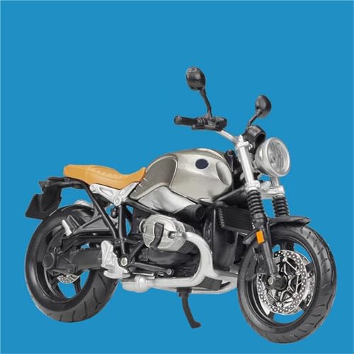 Modèle de Moto en Alliage 1:12 Décoration Bureau et Collection R Nine T Scrambler