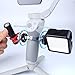 ARNARKOK Cold Shoe Adapter for DJI Osmo Mobile SE 7P OM6 & OM4 OM5 & OM3 DJI Osmo Mobile SE 7P 3 4 5 6 Accessories,Applied to Microphone and LED Light Accessory Via 2 Rotatable Cold Shoe Mounts