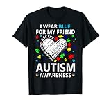 I Wear Blue Awesome Kids Puzzle Autism Awareness