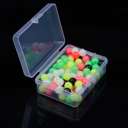 Set de 200 cuentas luminosas de pesca 5mm-8mm miniatura 3