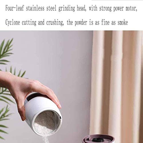 ZOUSHUAIDEDIAN Kaffeemühle Electric, Kaffeebohnenschleifer Elektrische Mühle Gewürzschleifer, tragbare u. Kompakte… – Bild 6