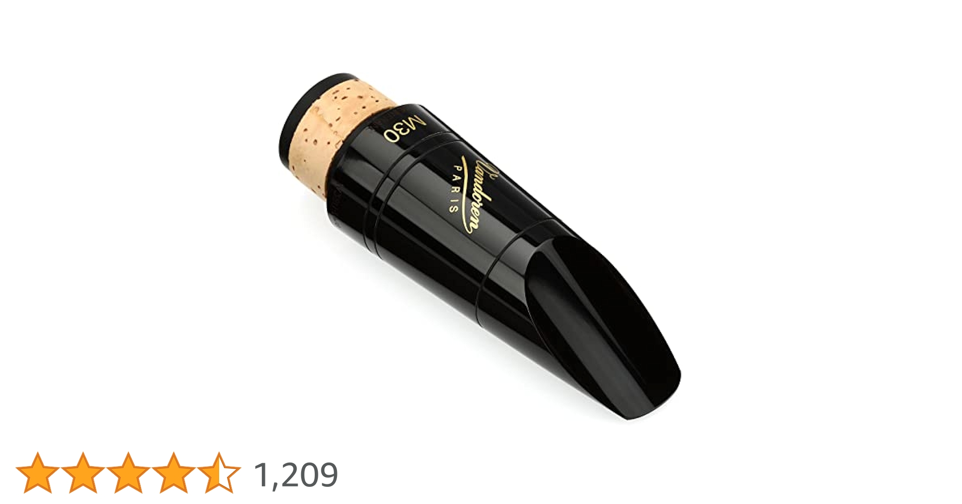 Amazon | バンドーレン B♭クラリネット マウスピース M30 | 木