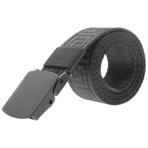 UKCOCO Cinturón y Multiusos Reutilizable Hebilla de Plástico de Poliéster Fácil de Usar para Hombre para Deportes al Aire Libre y Viajes