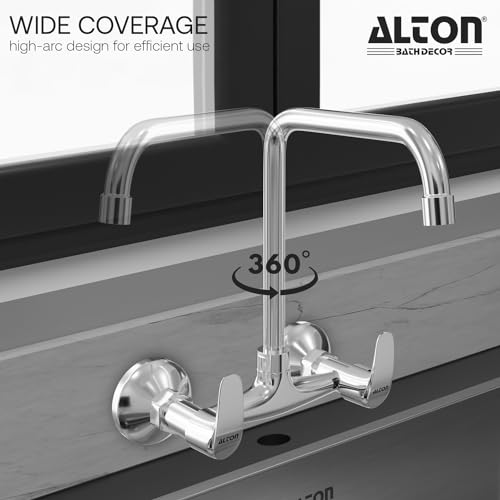 Image of ALTON MTX3570-UM, Kitchen Sink Mixer with 360 Degree Swivel Spout | Kitchen Sink Tap | Kitchen Faucet | Tap for Kitchen Sink | Taps | Kitchen Mixer