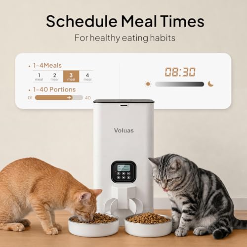 Voluas Automatic Pet Feeder Features and Functions