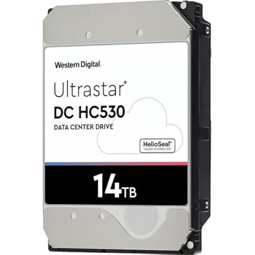 Western Digital WUH721414ALE6L4 14TB Ultrastar DC HC530 SATA HDD - 7200 RPM Class, SATA 6 Gb/s, 512MB Cache, 3.5"