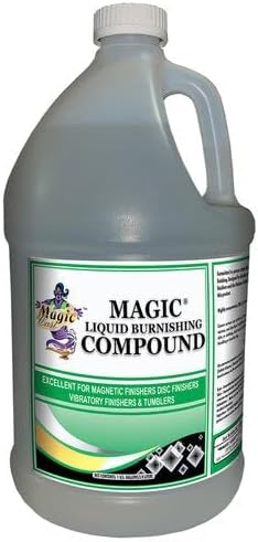 Magic Liquid Burnishing Compound (1 Gallon) for Magnetic Tumblers or Vibratory Finishers