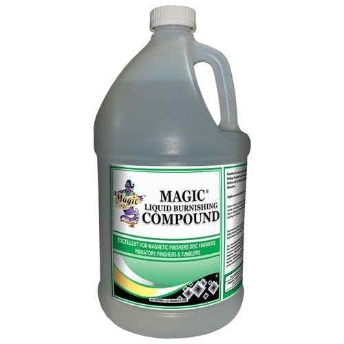 Magic Cast Magic Liquid Burnishing Compound (1 Gallon) for Magnetic Tumblers or Vibratory Finishers