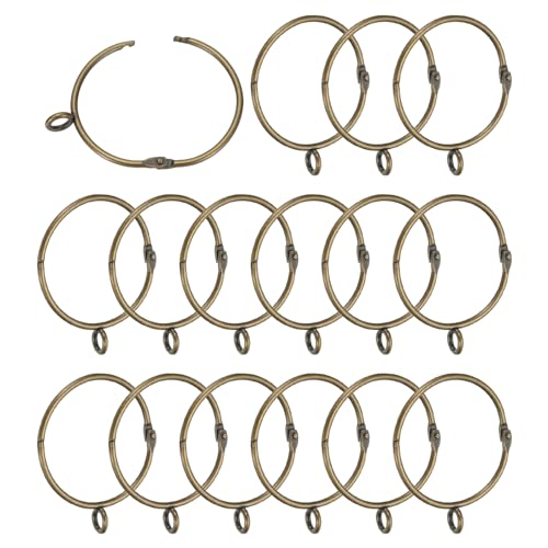 Anillos para cortineros con ojales estables y metal resistente de 2 pulgadas de diámetro 2