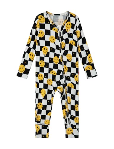 Bamboo Viscose Zipper Pajamas Baby Convertible Footie Pajama for Boys Girls, Snug Fit Baby Sleeper