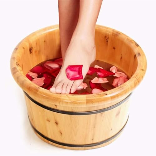 Balde para spa de pies de madera 33.5x28.5x20 cm miniatura 6