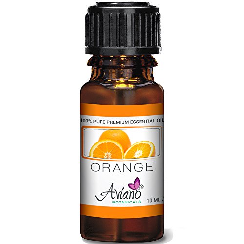Sweet Orange Essential Oil - 100% Pure Blue Diamond Therapeutic Grade by Aviano Botanicals (10 ml)