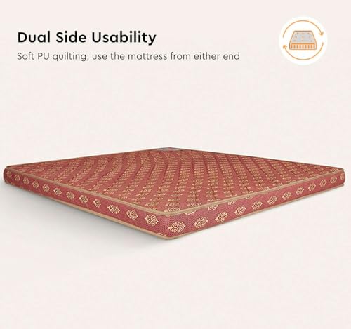 Image of Godrej Interio Mattress Vurv Double Bed Foam Mattress (72x48x4) for Living Room, 1-Year Warranty, PU Foam