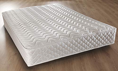 Comfy Living Luxury Knitted Stretch Quilted Memory Foam and Spring Mattress 2ft6 3ft 4ft 4ft6 5ft (5ft Kingsize)