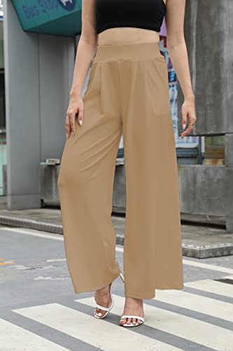 SHINFY Women's Stretchy Plus Size Wide Leg Palazzo Pants (S-3XL)4