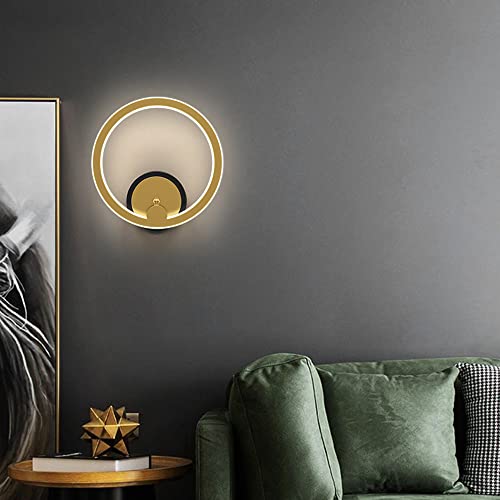 Applique murale LED ronde dorée pour éviter l'éblouissement - 2