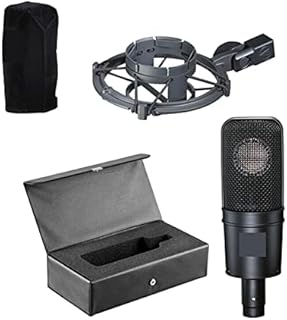 KLEEME Audio AT4040 Wired Cardioid Condenser Microphone Podcast Equipment Studio Mic Professional Microphone
