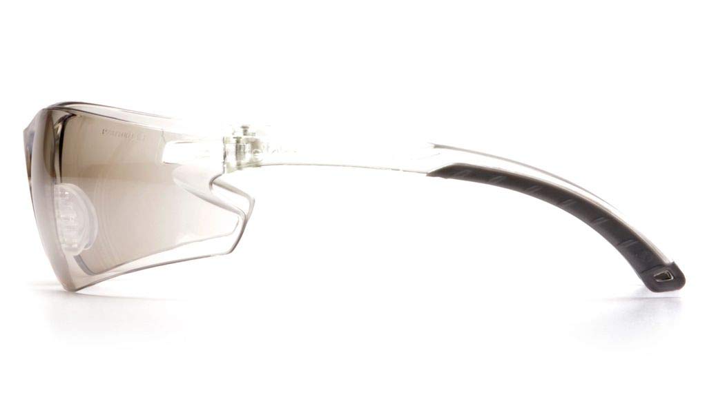 Pyramex Itek S5880S Schutzbrille für drinnen und draußen, mit Spiegelgläsern, 12 Paar