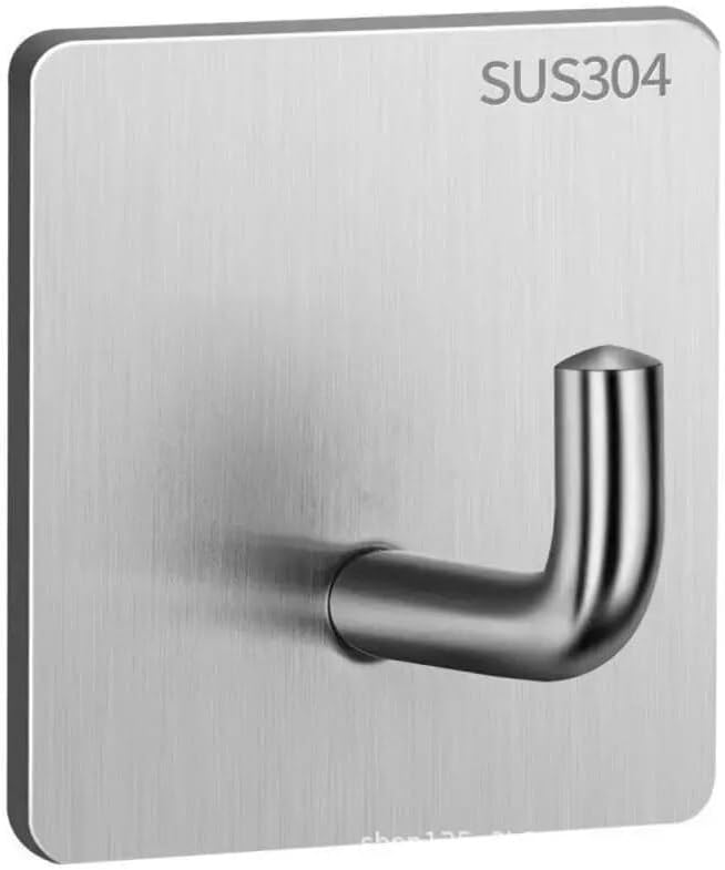 Miniatura 3 de Ganchos colgantes de acero inoxidable para colgar cuerda, gancho de maletero no perforado, fuerte soporte de carga, perchas de ropa para el hogar