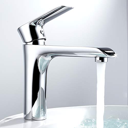 Preisvergleich Produktbild Amzdeal Waschtischarmatur Waschbecken Mischbatterie Bad Armatur Badezimmer Wasserhahn