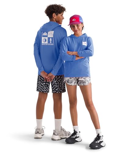 The North Face Teen Adventure L/S HoodieGraphic XXL Virtual Blue