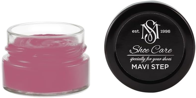 Suede & Nubuck Cream - NCS S 3040-R20B Darkest Fuchsia Red - Color Renovator & Suede Conditioner for Velvet Texture by MAVI STEP - 0.85 fl oz / 25 ml