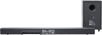 JBL Cinema SB 550 3.1 Channel Soundbar with Wireless Subwoofer and Dolby Audio, 250 W, HDMI ARC and Wireless Bluetooth Streaming, Black