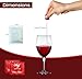 18 Pack Wine Filters, Wine Purifier To Remove Sulfite And Histamine, Wine Lover Accessories Valentine's Day Party Gifts for Men Women Him Mother Father Girlfriend Boyfriend Wife