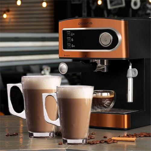 Image of Premium Glass Tea & Coffee Cups Set of 6, 200 ML Transparent Glass Mug with Handle for Coffee,Green Tea, Hot & Cold Beverages, Stylish Clear Drinking Cups for Home Kitchen Cafe (CTZ - 25)