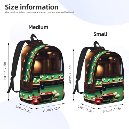 Sac à dos décontracté avec compartiment pc et imprimé unique - 4