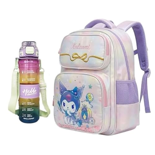 Image of 3D School Bag for Girls Boys & Kids | Lightweight Cartoon Backpack for School | Multi Compartment Primary School Bag | Durable Book and Lunch Backpack (6-13 Years)