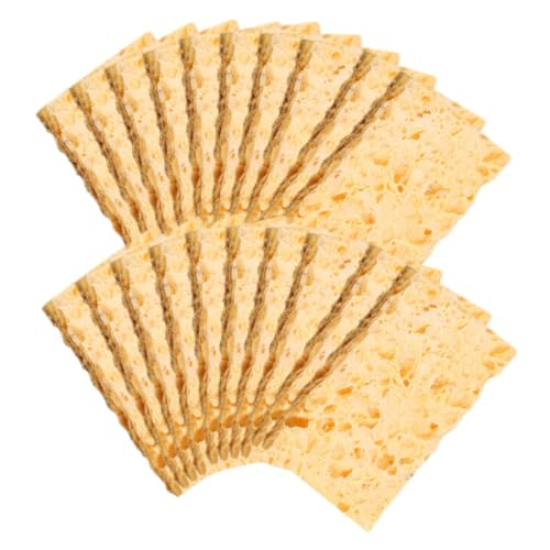 SOLUSTRE 50pcs Soldering Iron Cleaning Sponge Solder Sponge Solder Cleaning Solder Tips Cleaning Soldering Tip Cleaning Solder Tip Cleaner Solder Tip Cleaning Soldering Iron Cleaner