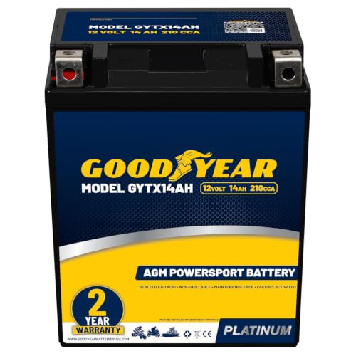 Goodyear GYTX14AH AGM Battery