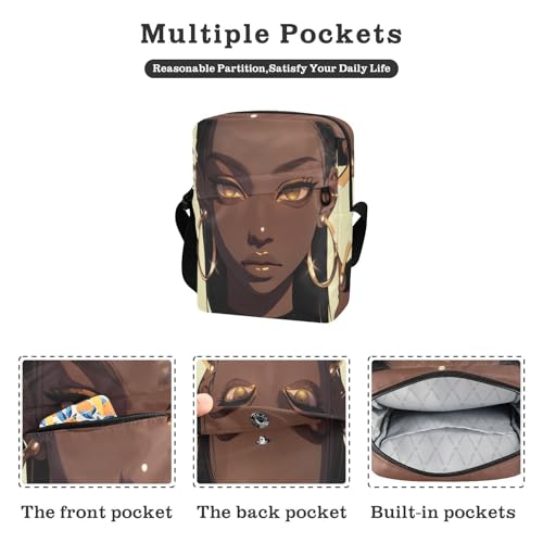 messenger bags for women shoulder bag crossbody Shoulder Hand Bags Adjustable Strap for outdoor sports outdoor sports- Beauty African Women2