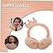 LIFKOME Thermal Ear Protectors Winter Earmuff Adorable Crown Design Warm Comfortable and Durable for Boys and Girls Unisex Fit Great for Outdoor Activities Random Color