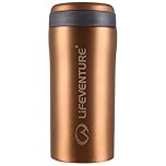 Lifeventure Thermal Mug, Leakproof & Vacuum Insulated Reusable Coffee Travel Cup, 300ml, Copper
