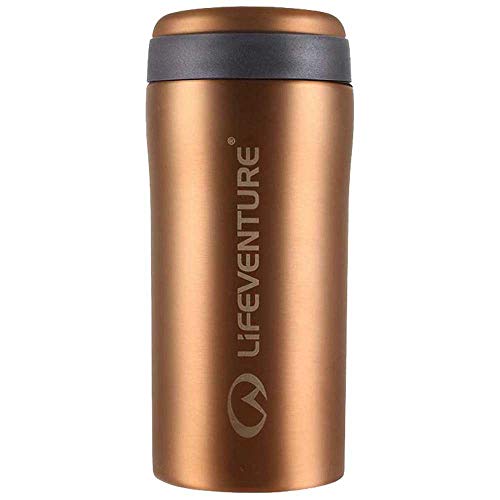Lifeventure Thermal Mug, Leakproof & Vacuum Insulated Reusable Coffee Travel Cup, 300ml, Copper