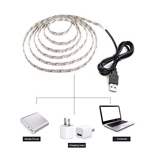 Tira LED USB 0.5M Blanco Cálido Luz Decorativa Interior miniatura 7